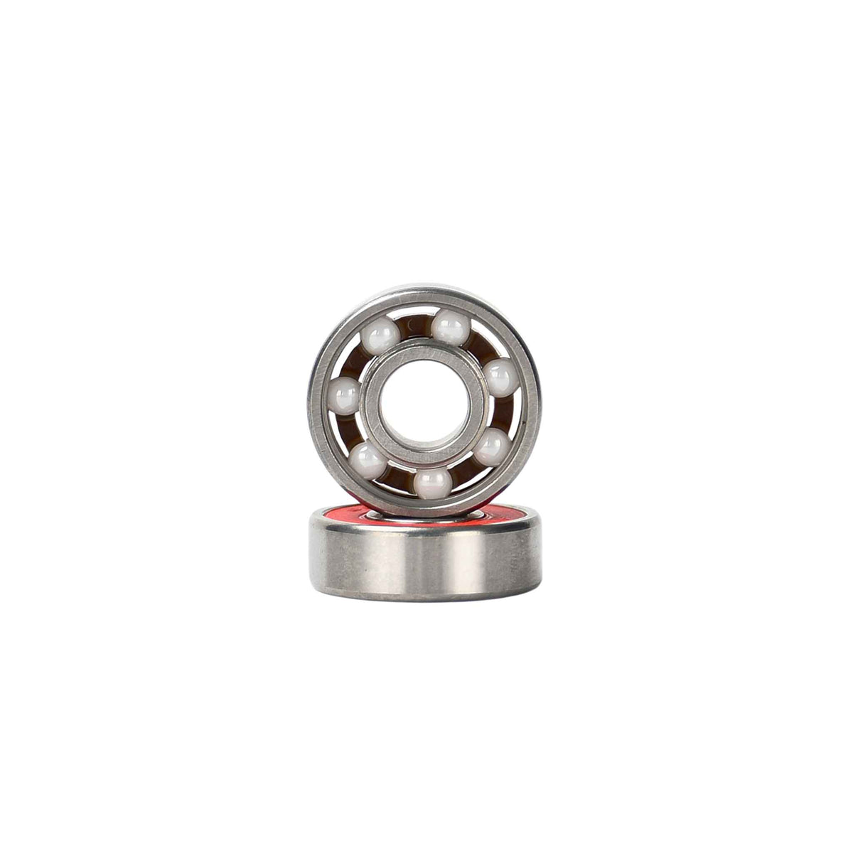 White Ceramic High Speed 8mm Bearings - JT Skate