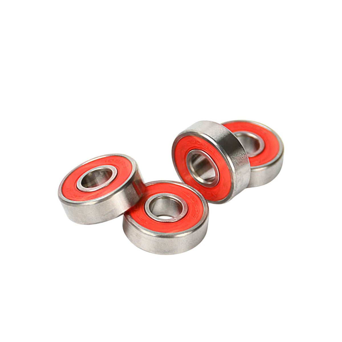 White Ceramic High Speed 8mm Bearings - JT Skate