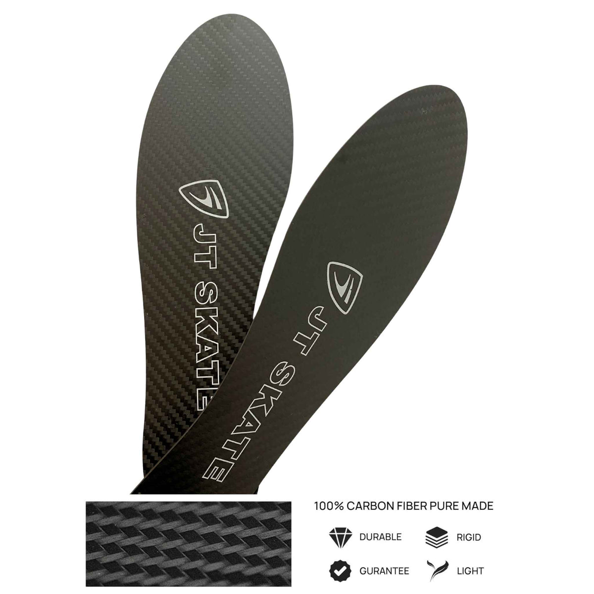 Carbon Fibre Insoles - One Pair - JT Skate