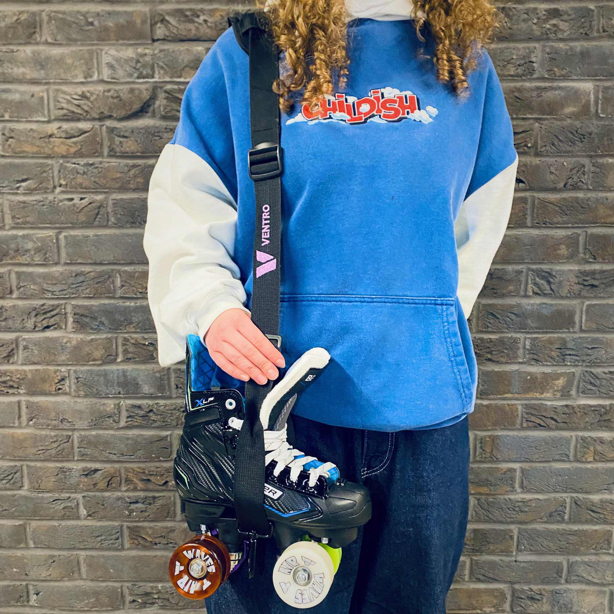 Multi-Purpose Roller Skates Carry Strap | Hands Free | Adjustable Length | Carry Shoes & Crocs