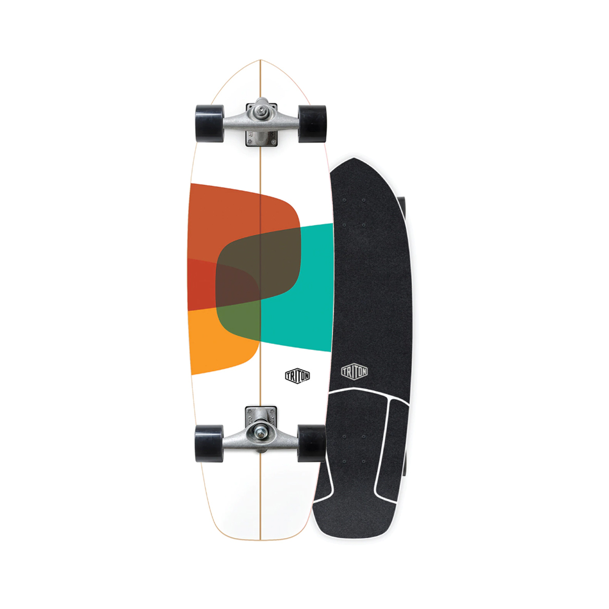 Triton - 32" Prismal Surf Skateboard - CX Complete - JT Skateboard