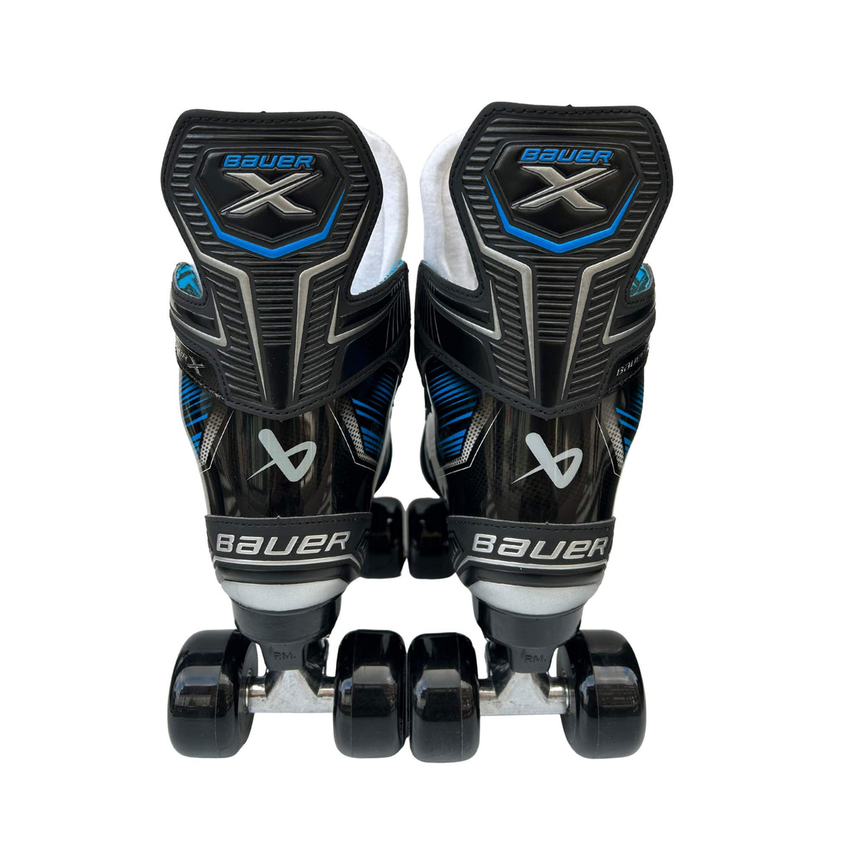 Bauer X Roller Skates with Carbon Fibre Insoles | Playmaker Plates & Ventro Wheels - JT Skate