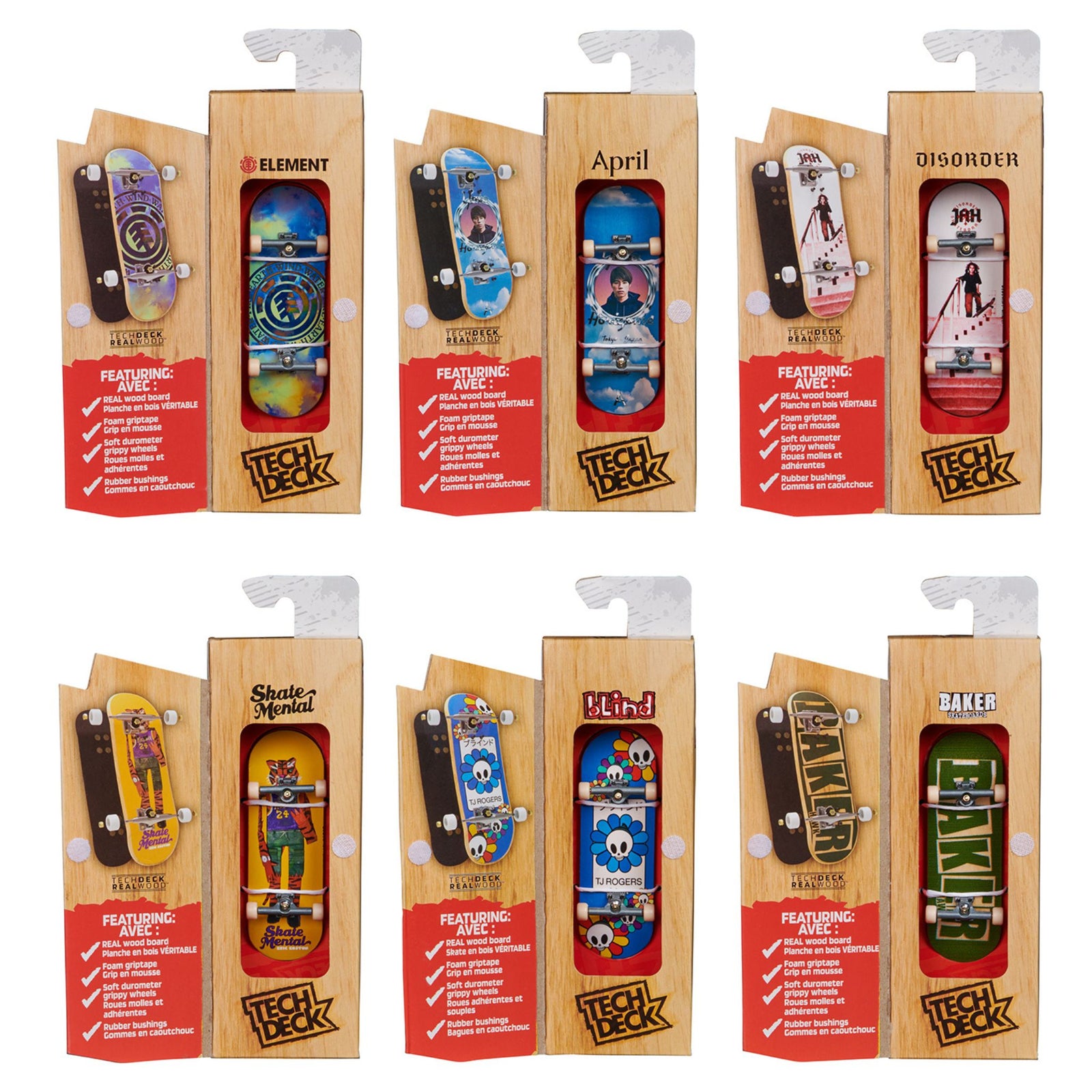 Tech Deck Performance Wood Fingerboard - JT Skate
