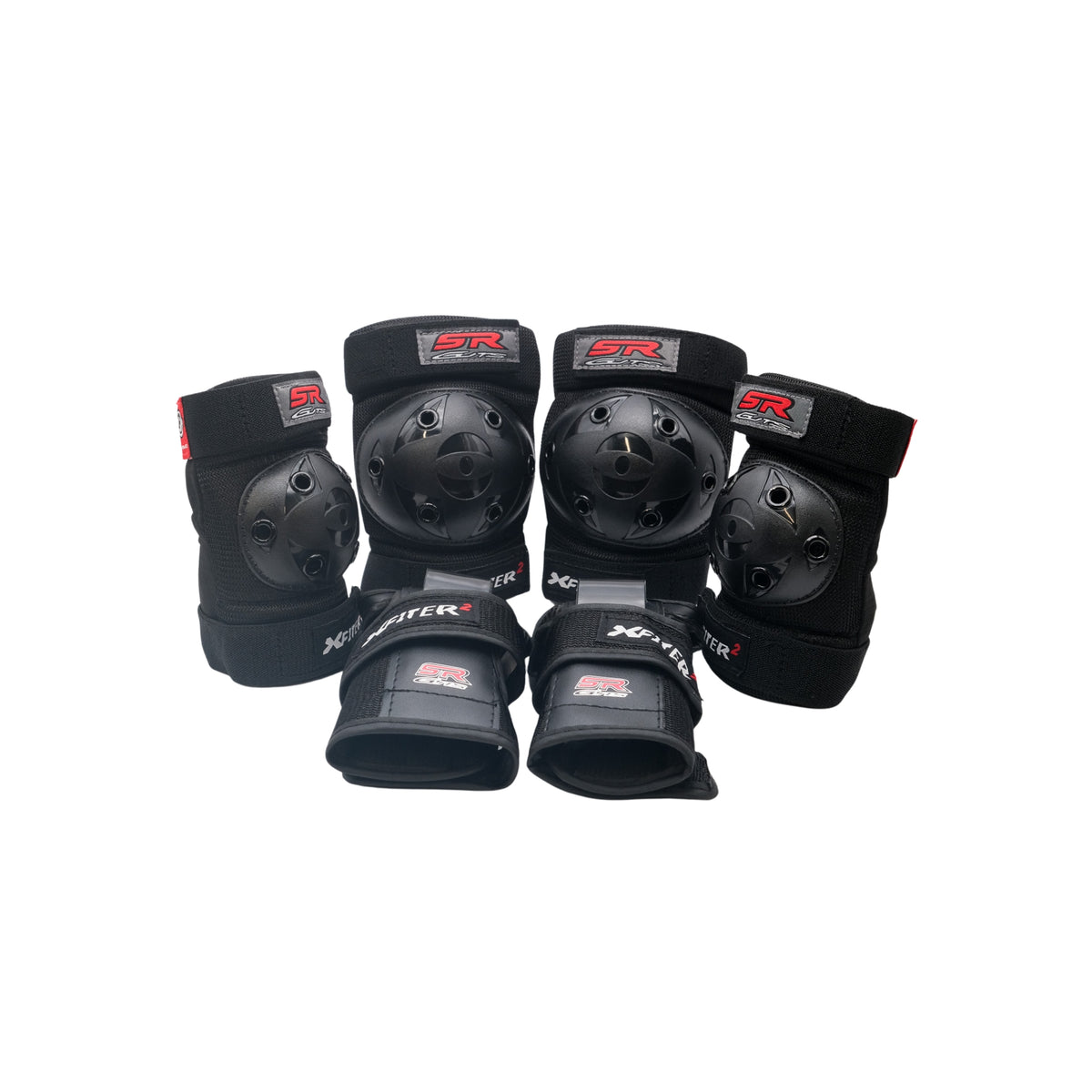 Kids Skate Pads 3-pack - Black - JT Skate