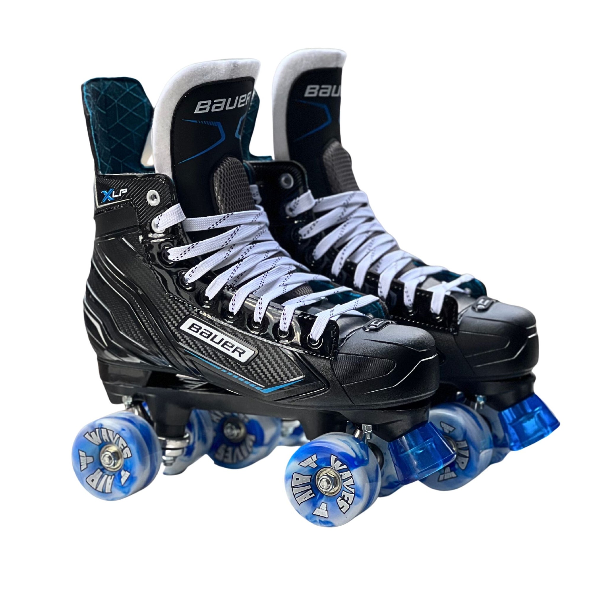 Bauer X-LP Quad Roller Skates with Airwaves Wheels - Roller Skates | JT Skate