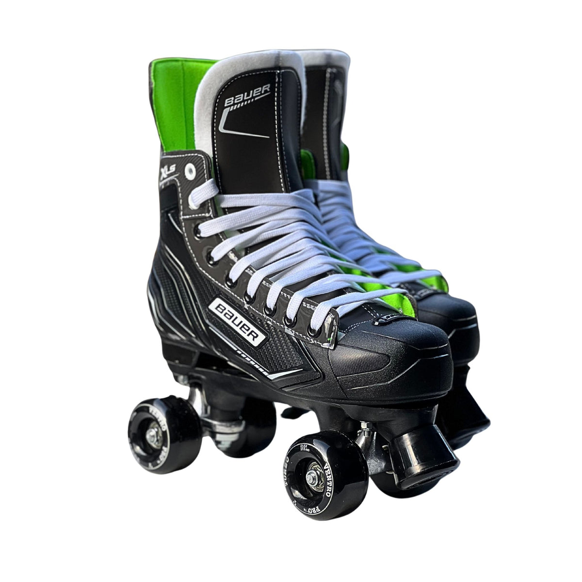 Bauer X-LS Quad Roller Skates with Ventro Wheels - Roller Skates | JT Skate