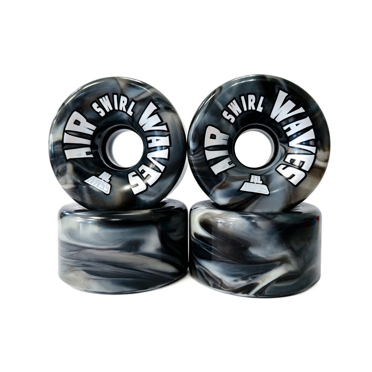 Air Waves Roller Skate Wheels 65mm 78A - Swirl | Clear | Mono Colours