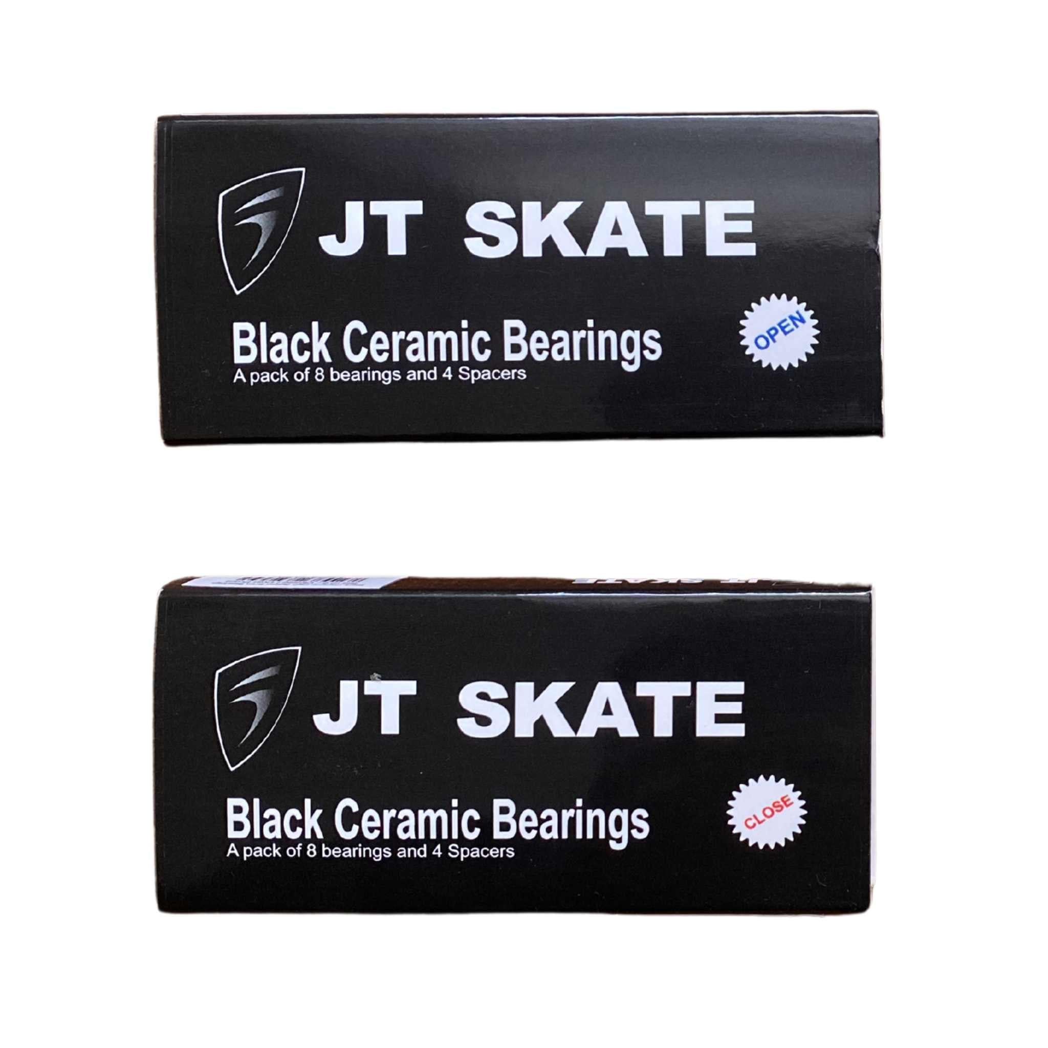 Set Of 8 Ceramic Skateboard Bearings - High Speed, Smooth Rolling For Longboards & Skateboards