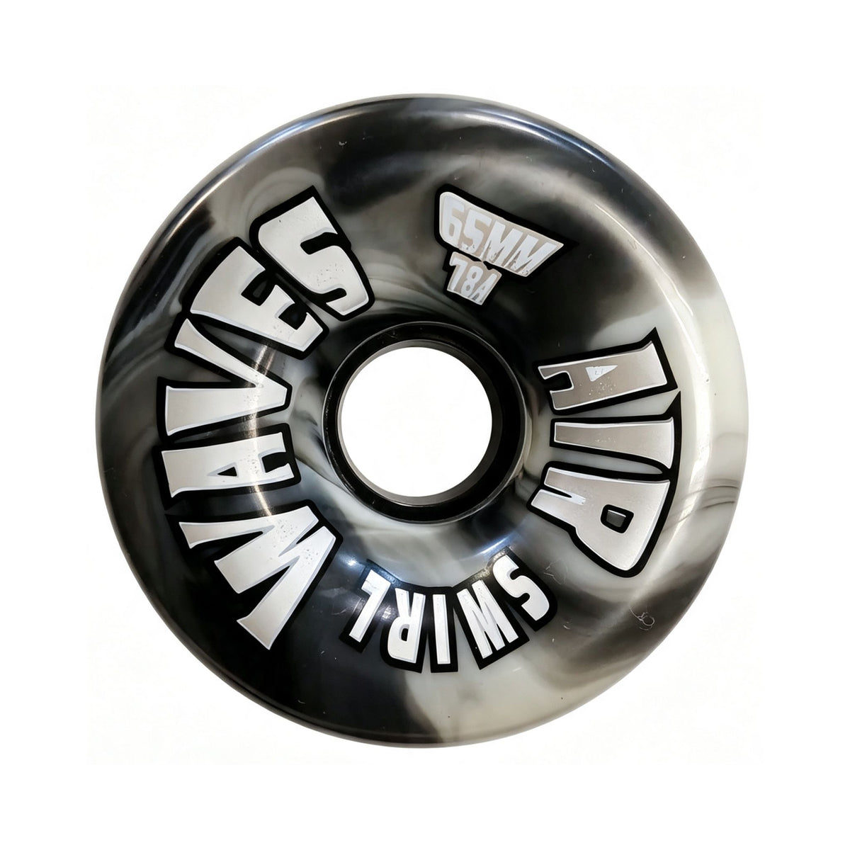 Air Waves Roller Skate Wheels 65mm 78A - Swirl | Clear | Mono Colours
