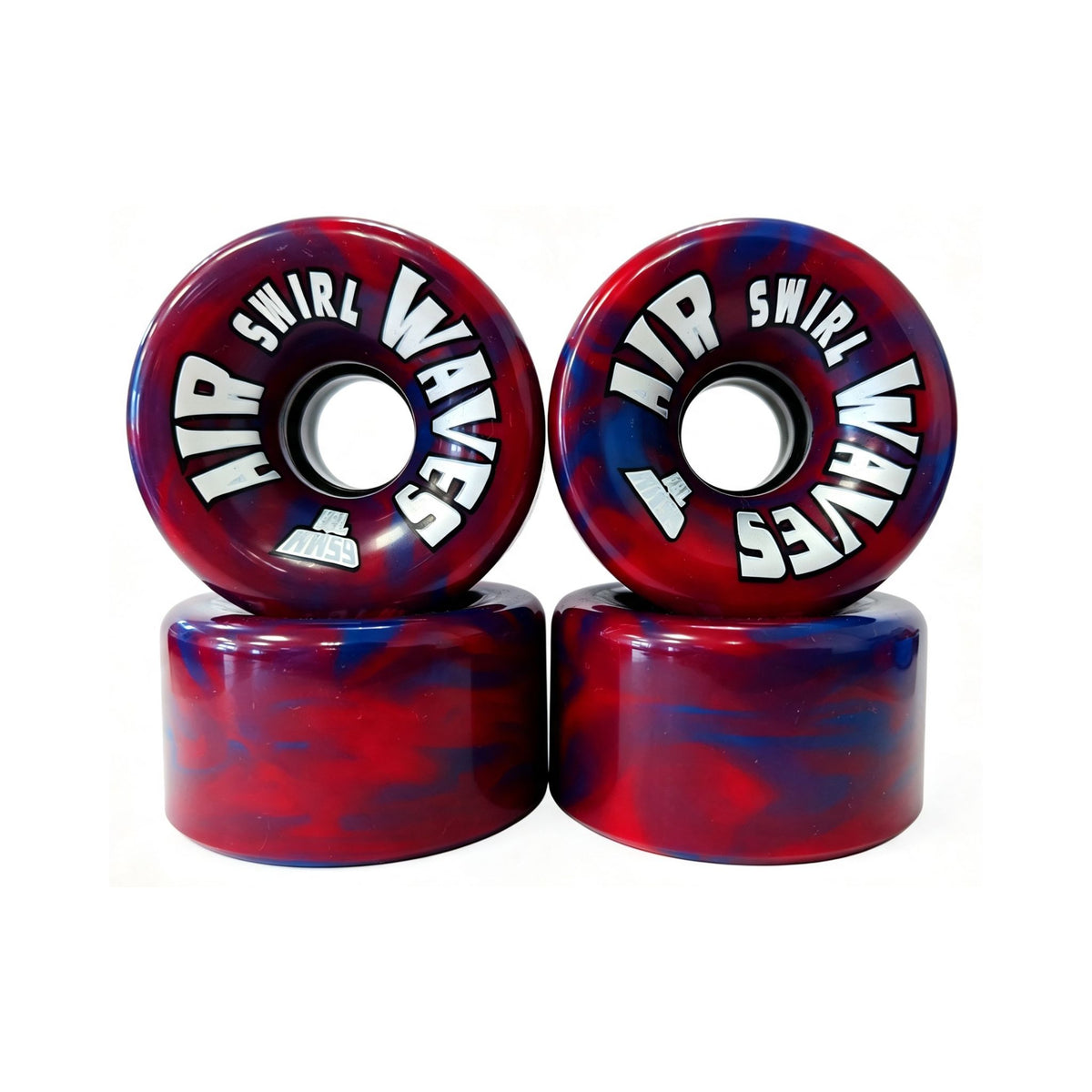Air Waves Roller Skate Wheels 65mm 78A - Swirl | Clear | Mono Colours