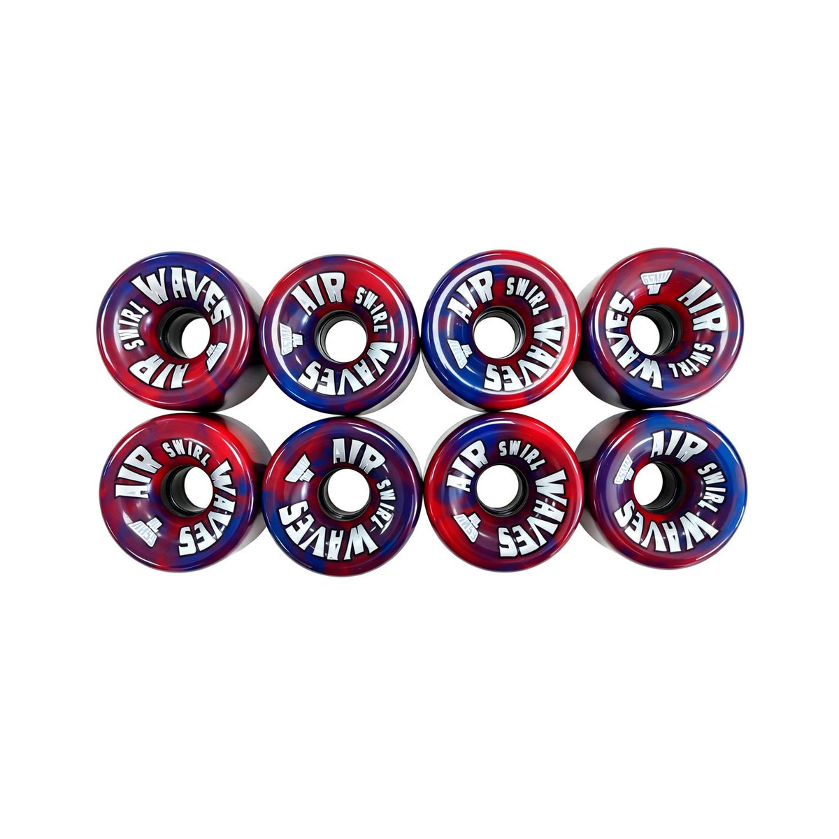 Air Waves Roller Skate Wheels 65mm 78A - Swirl | Clear | Mono Colours