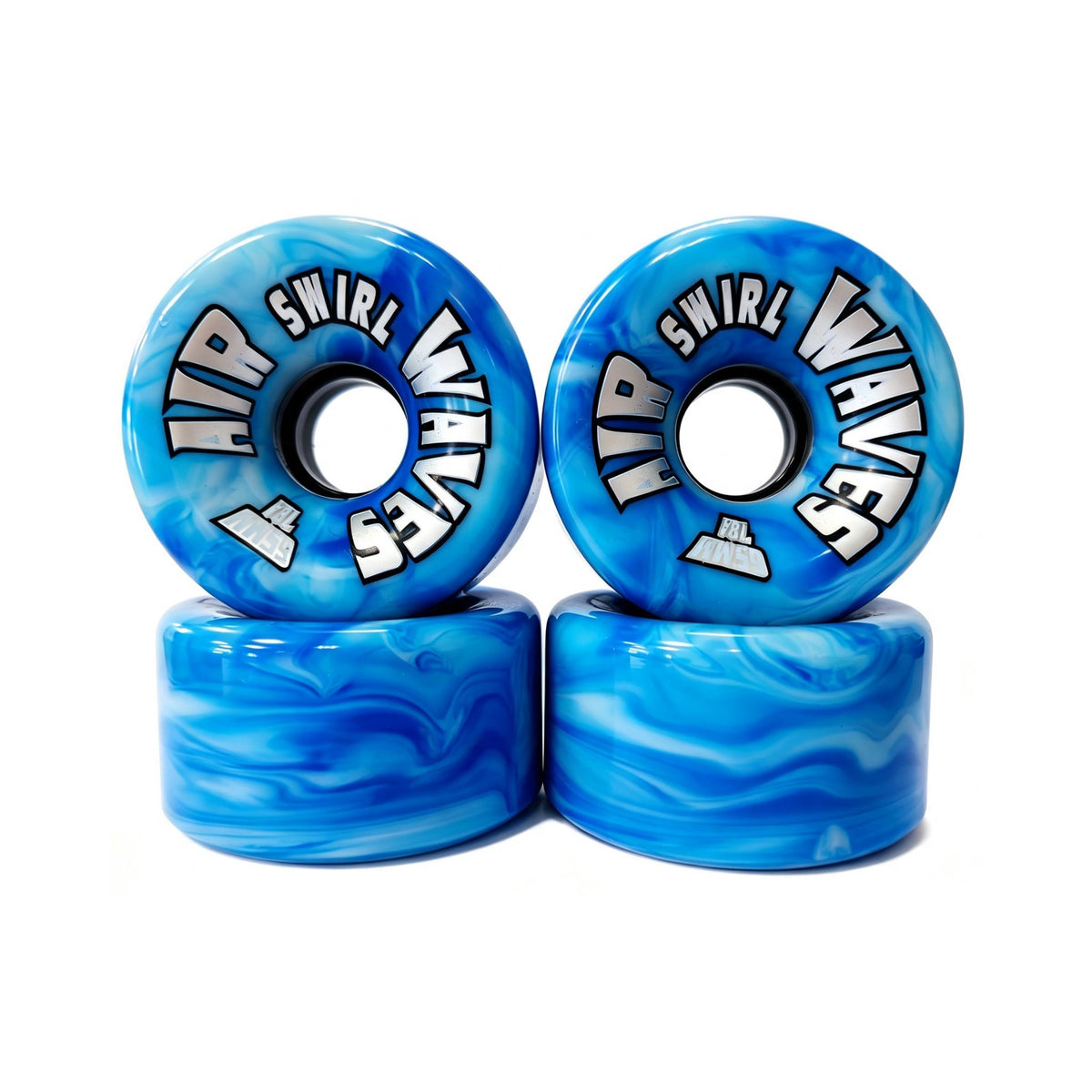 Air Waves Roller Skate Wheels 65mm 78A - Swirl | Clear | Mono Colours