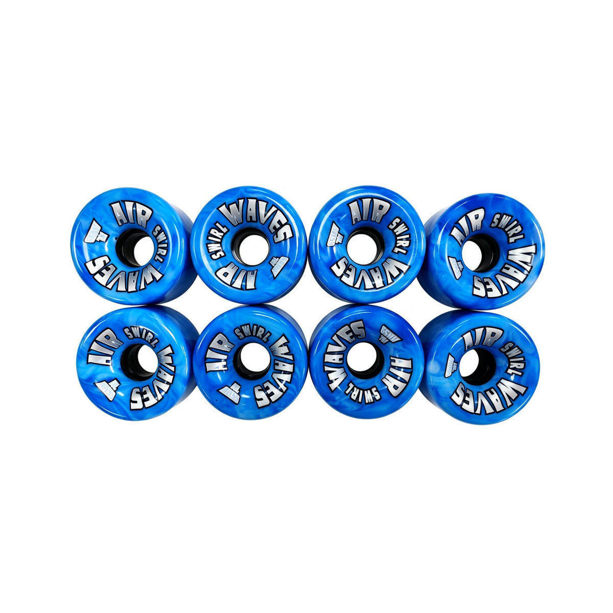 Air Waves Roller Skate Wheels 65mm 78A - Swirl | Clear | Mono Colours