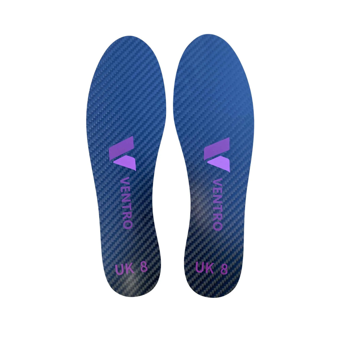 Ventro Carbon Fibre Insoles | Hard durable and Light | Made for Custom Skates - One Pair
