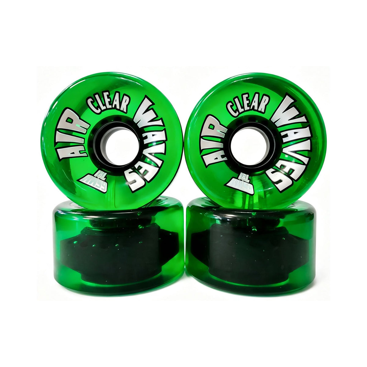 Air Waves Roller Skate Wheels 65mm 78A - Swirl | Clear | Mono Colours