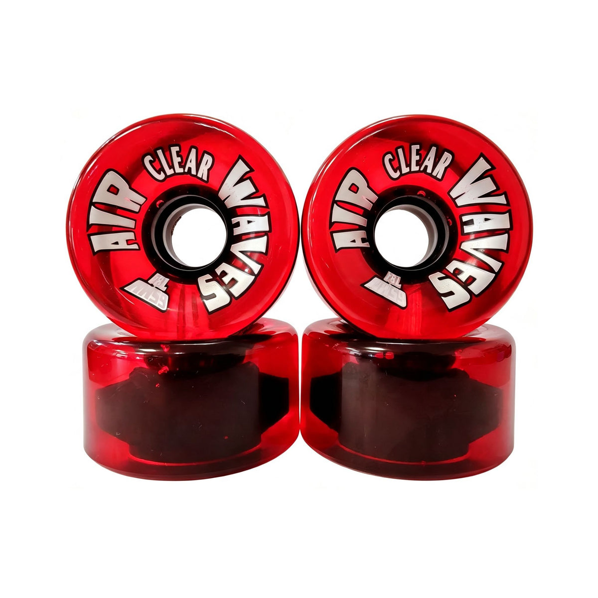 Air Waves Roller Skate Wheels 65mm 78A - Swirl | Clear | Mono Colours