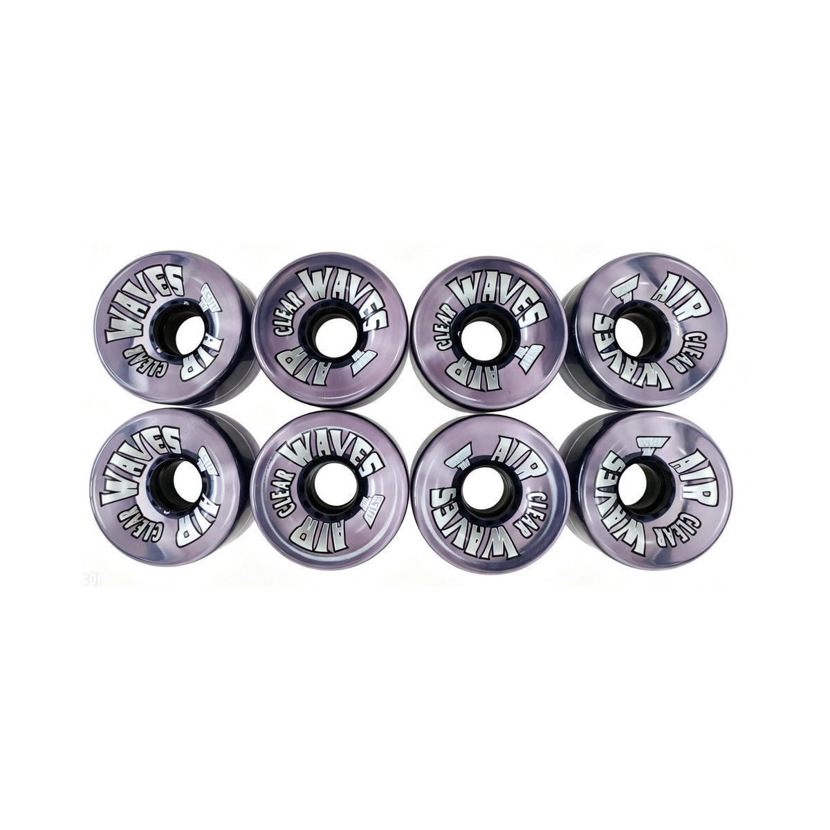 Air Waves Roller Skate Wheels 65mm 78A - Swirl | Clear | Mono Colours
