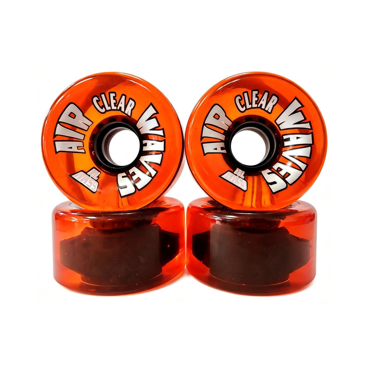 Air Waves Roller Skate Wheels 65mm 78A - Swirl | Clear | Mono Colours