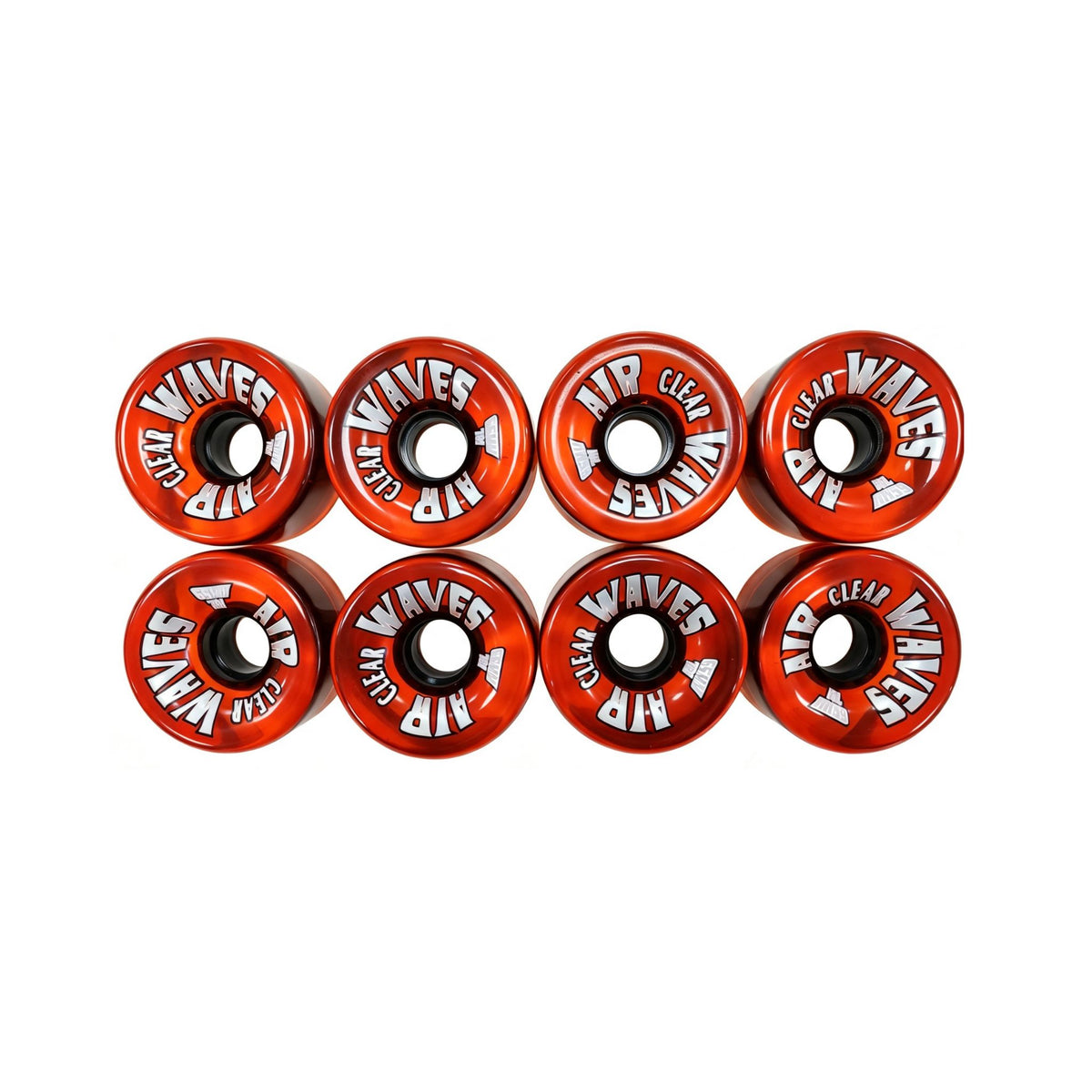 Air Waves Roller Skate Wheels 65mm 78A - Swirl | Clear | Mono Colours