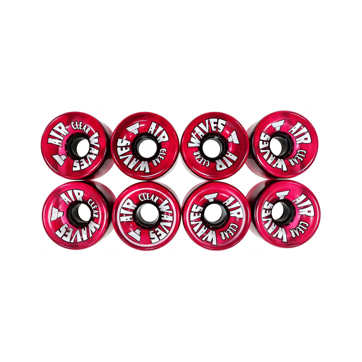 Air Waves Roller Skate Wheels 65mm 78A - Swirl | Clear | Mono Colours