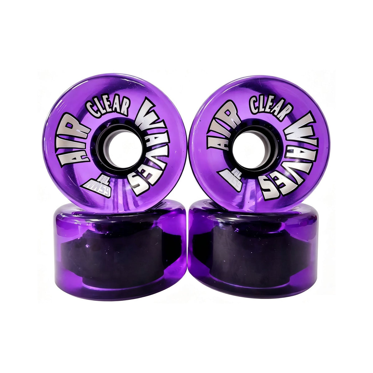 Air Waves Roller Skate Wheels 65mm 78A - Swirl | Clear | Mono Colours