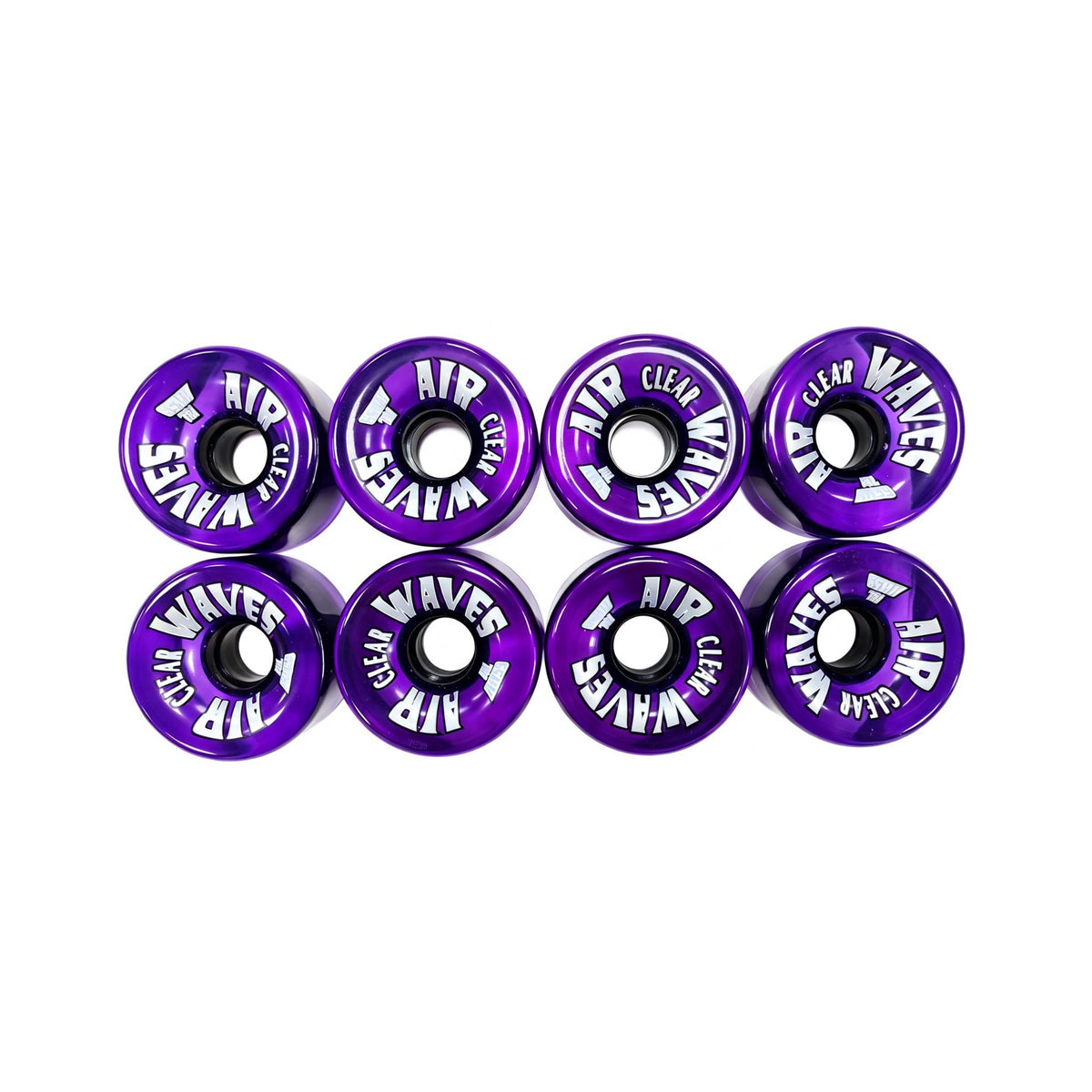 Air Waves Roller Skate Wheels 65mm 78A - Swirl | Clear | Mono Colours