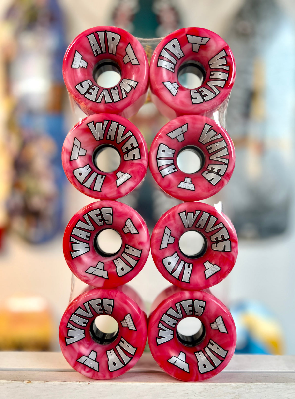 Air Waves USA Wheels 65mm 78A - Set of 8 - JT Skate