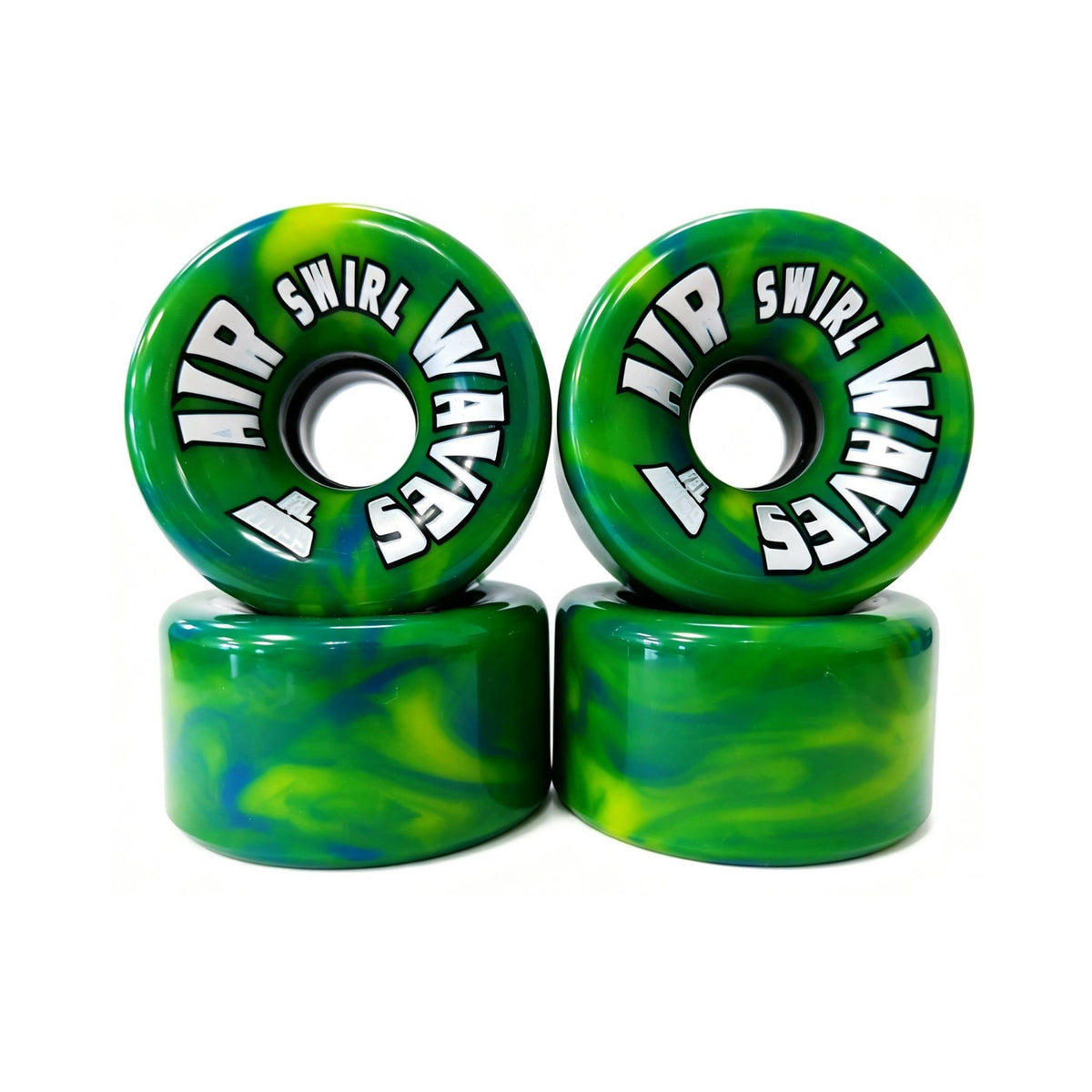 Air Waves Roller Skate Wheels 65mm 78A - Swirl | Clear | Mono Colours