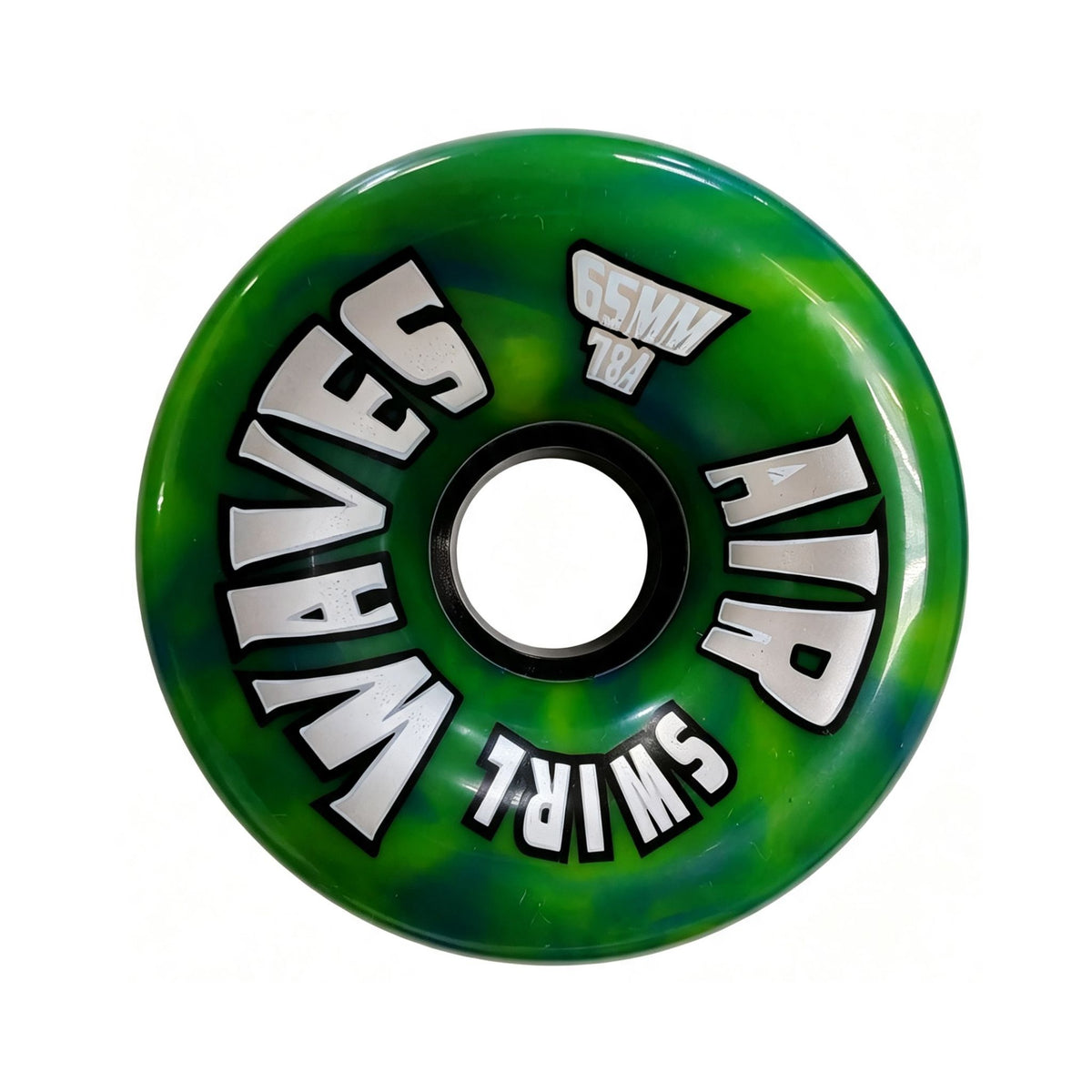 Air Waves Roller Skate Wheels 65mm 78A - Swirl | Clear | Mono Colours