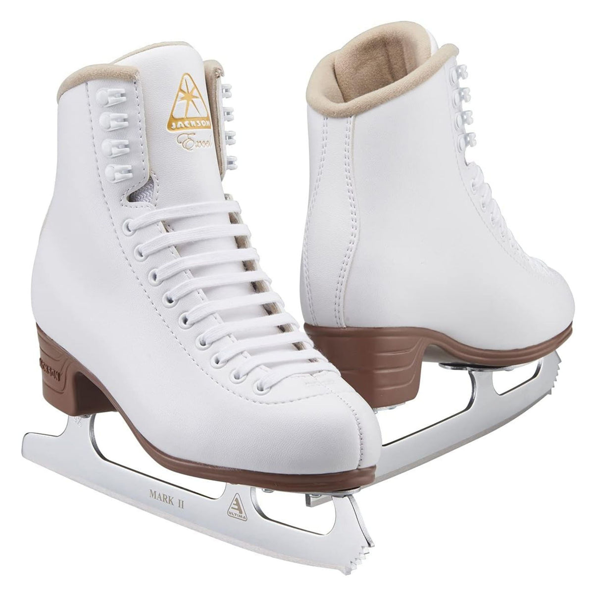 Jackson Ultima Excel JS1290 Figure Ice Skates - White - JT Skate