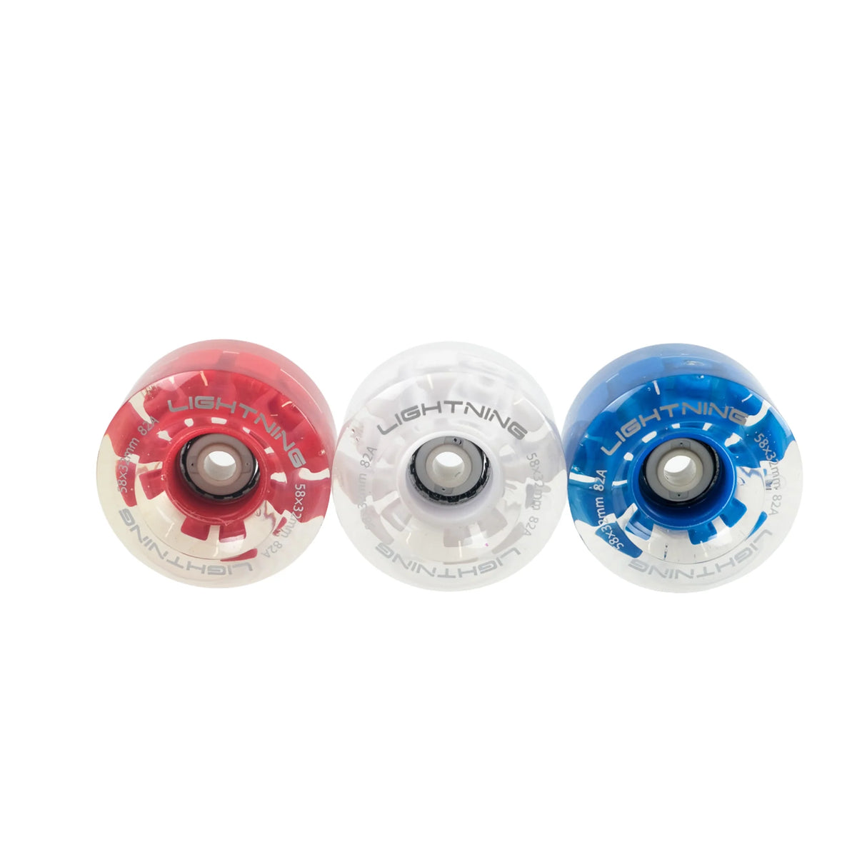 LIGHT-UP Wheels 63 X 38 mm | 82A - Set of 8