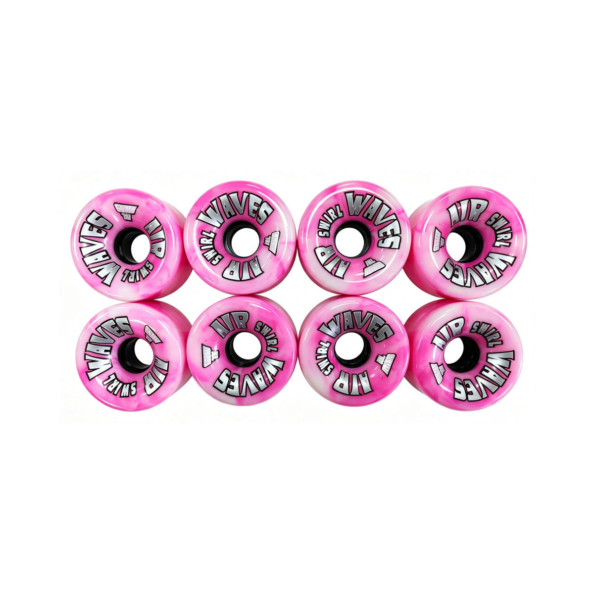 Air Waves Roller Skate Wheels 65mm 78A - Swirl | Clear | Mono Colours