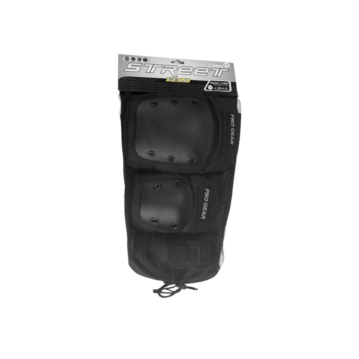 PRO GEAR Adult Skate Pads 3 Set pack - Black