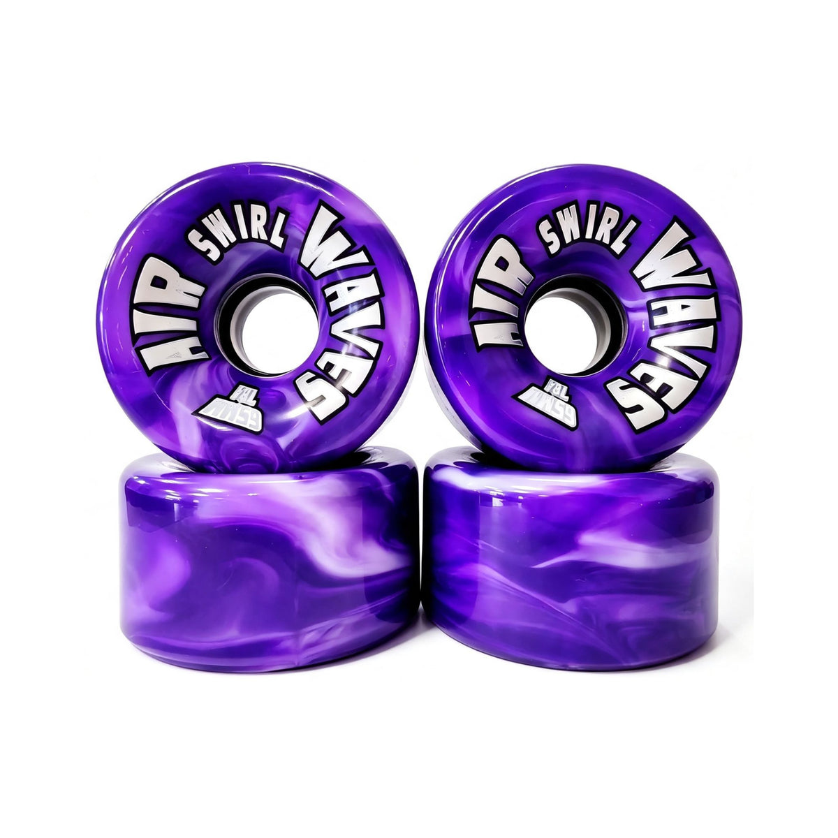 Air Waves Roller Skate Wheels 65mm 78A - Swirl | Clear | Mono Colours
