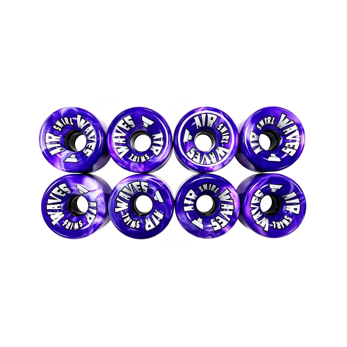 Air Waves Roller Skate Wheels 65mm 78A - Swirl | Clear | Mono Colours