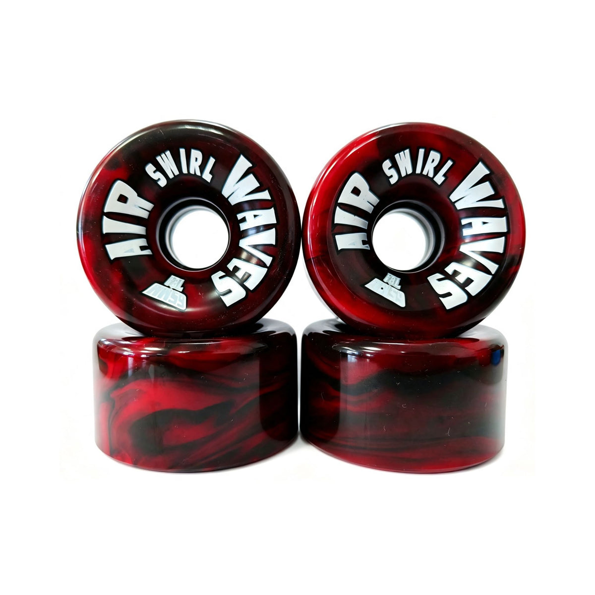 Air Waves Roller Skate Wheels 65mm 78A - Swirl | Clear | Mono Colours