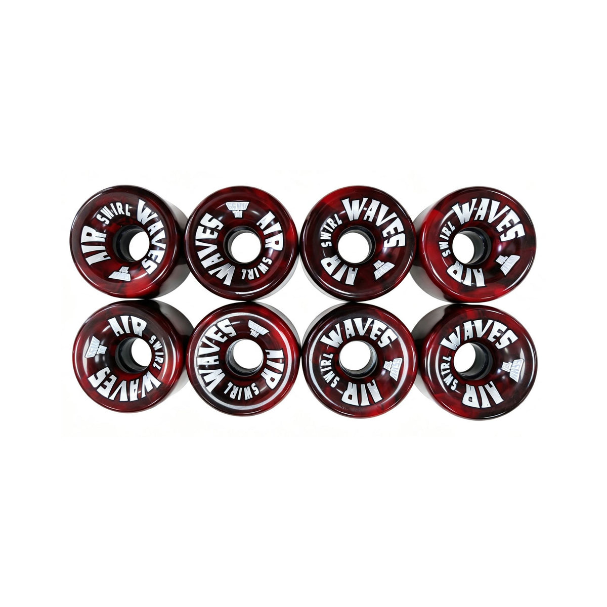 Air Waves Roller Skate Wheels 65mm 78A - Swirl | Clear | Mono Colours