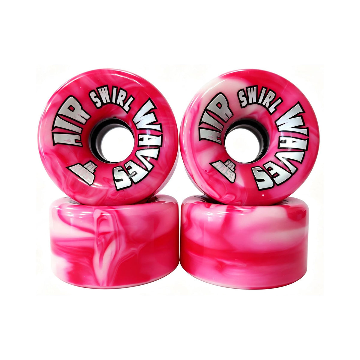 Air Waves Roller Skate Wheels 65mm 78A - Swirl | Clear | Mono Colours