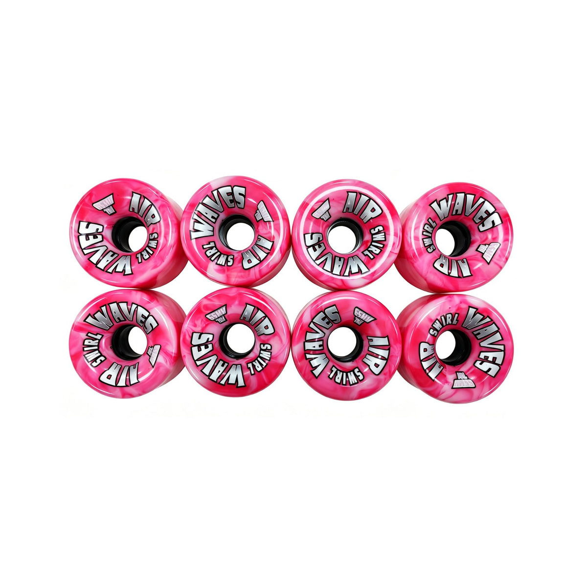 Air Waves Roller Skate Wheels 65mm 78A - Swirl | Clear | Mono Colours