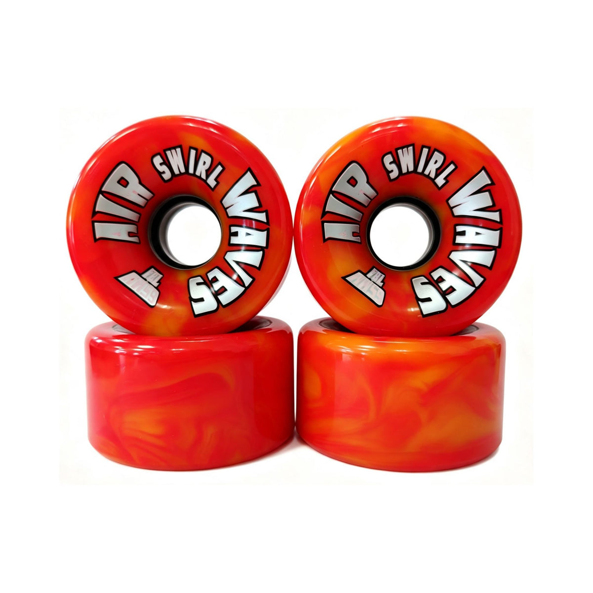Air Waves Roller Skate Wheels 65mm 78A - Swirl | Clear | Mono Colours