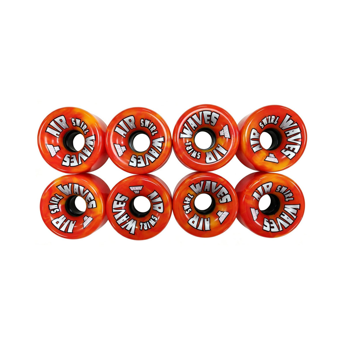 Air Waves Roller Skate Wheels 65mm 78A - Swirl | Clear | Mono Colours