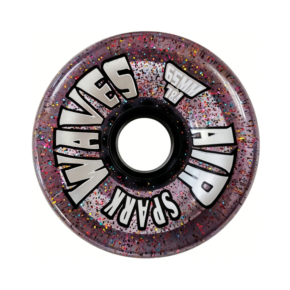 Air Waves Roller Skate Wheels 65mm 78A - Swirl | Clear | Mono Colours