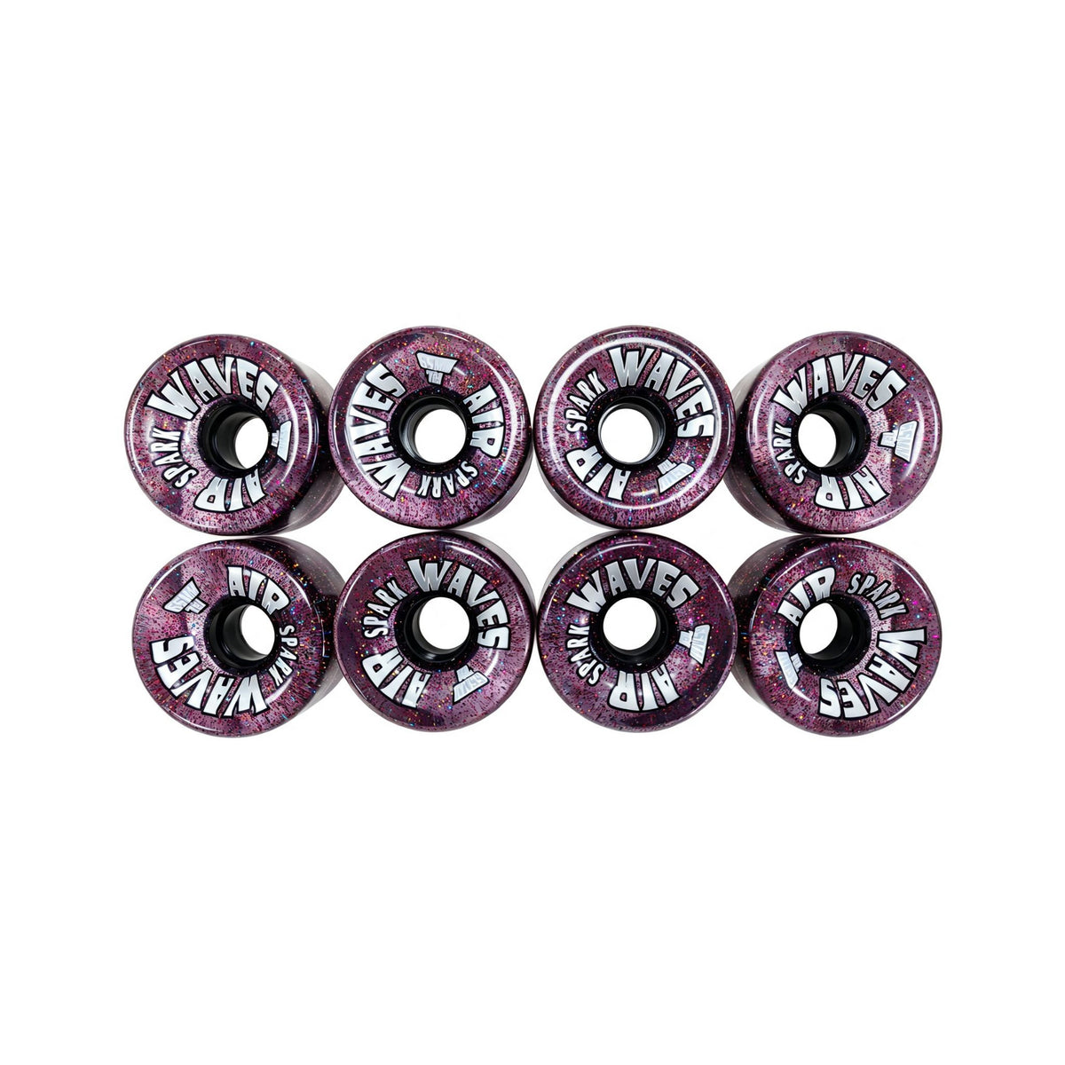 Air Waves Roller Skate Wheels 65mm 78A - Swirl | Clear | Mono Colours