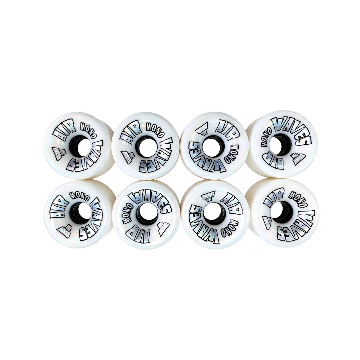 Air Waves Roller Skate Wheels 65mm 78A - Swirl | Clear | Mono Colours