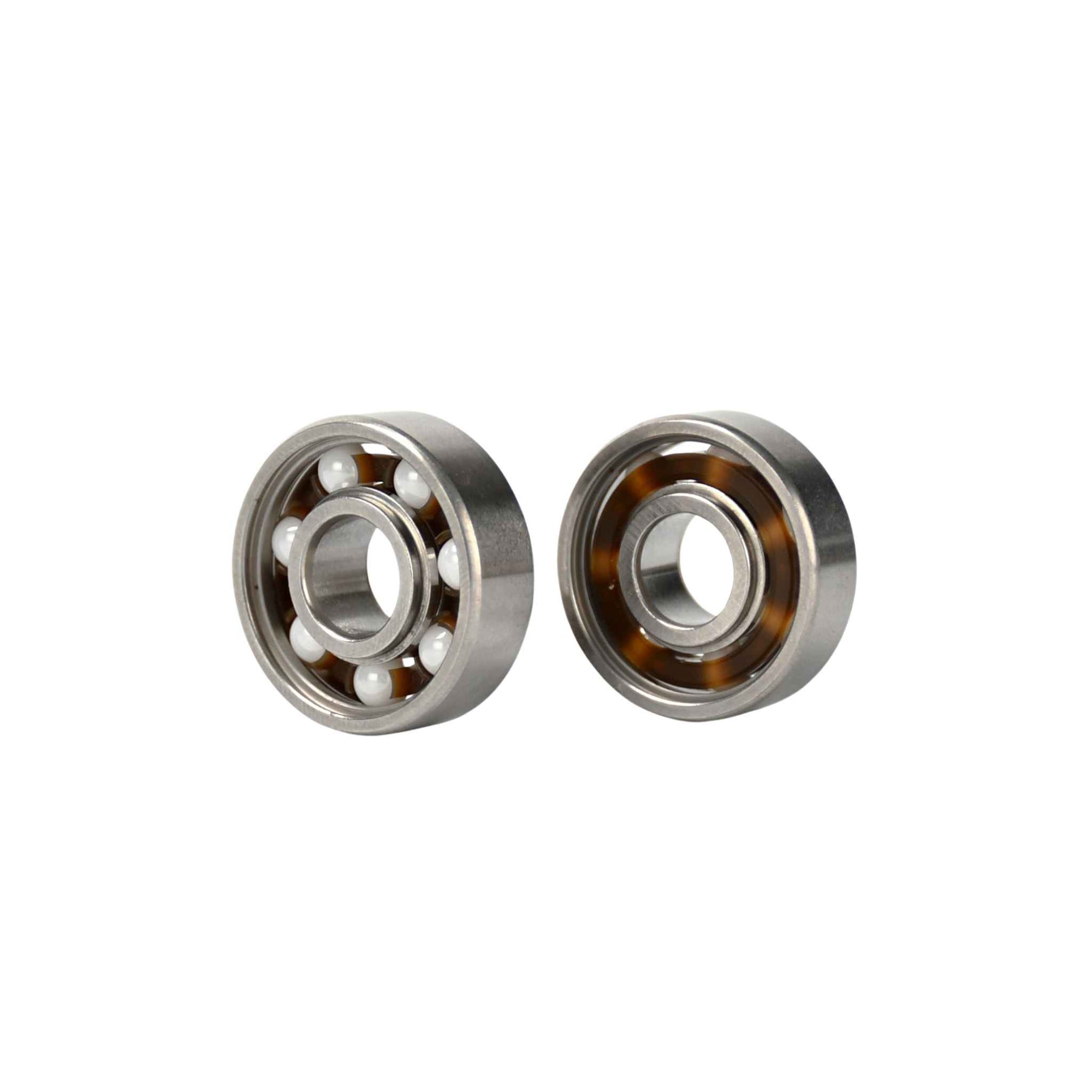 White Ceramic High Speed 8mm Bearings - JT Skate