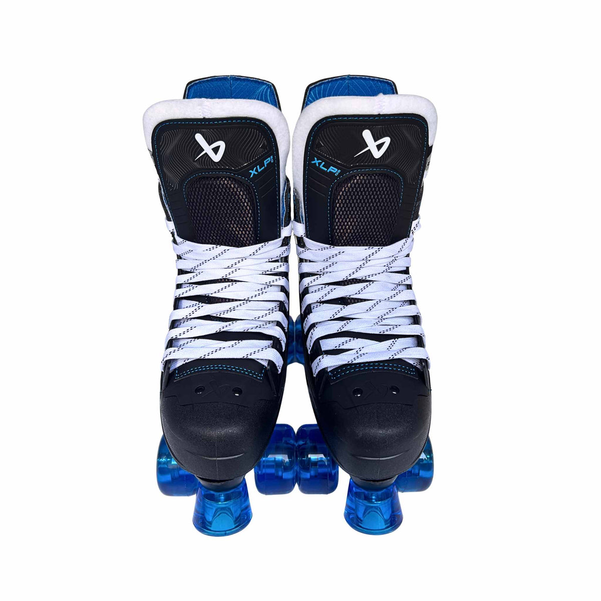 New Bauer XLP 2.0 Roller Skates with Playmaker Plates Set & Ventro Wheels