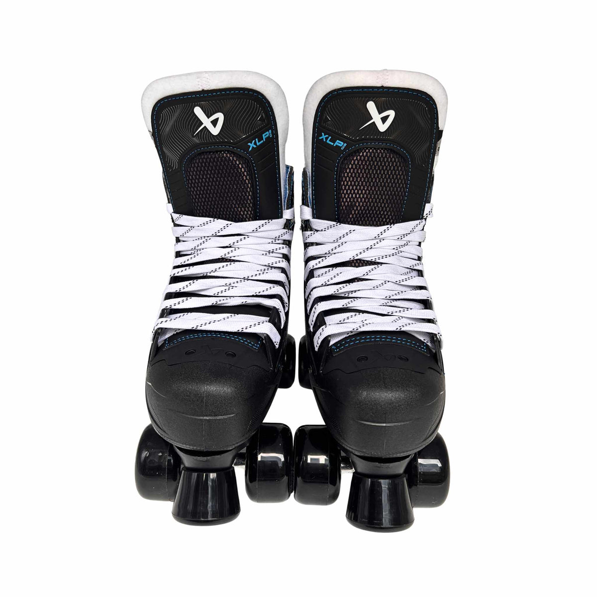 New Bauer XLP 2.0 Roller Skates with Playmaker Plates Set & Ventro Wheels