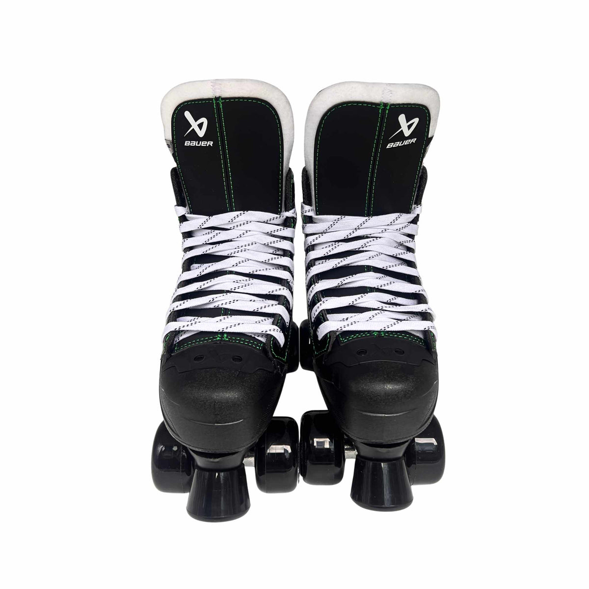 New Bauer XLS 2.0 Roller Skates with Playmaker Plates Set & Ventro Wheels
