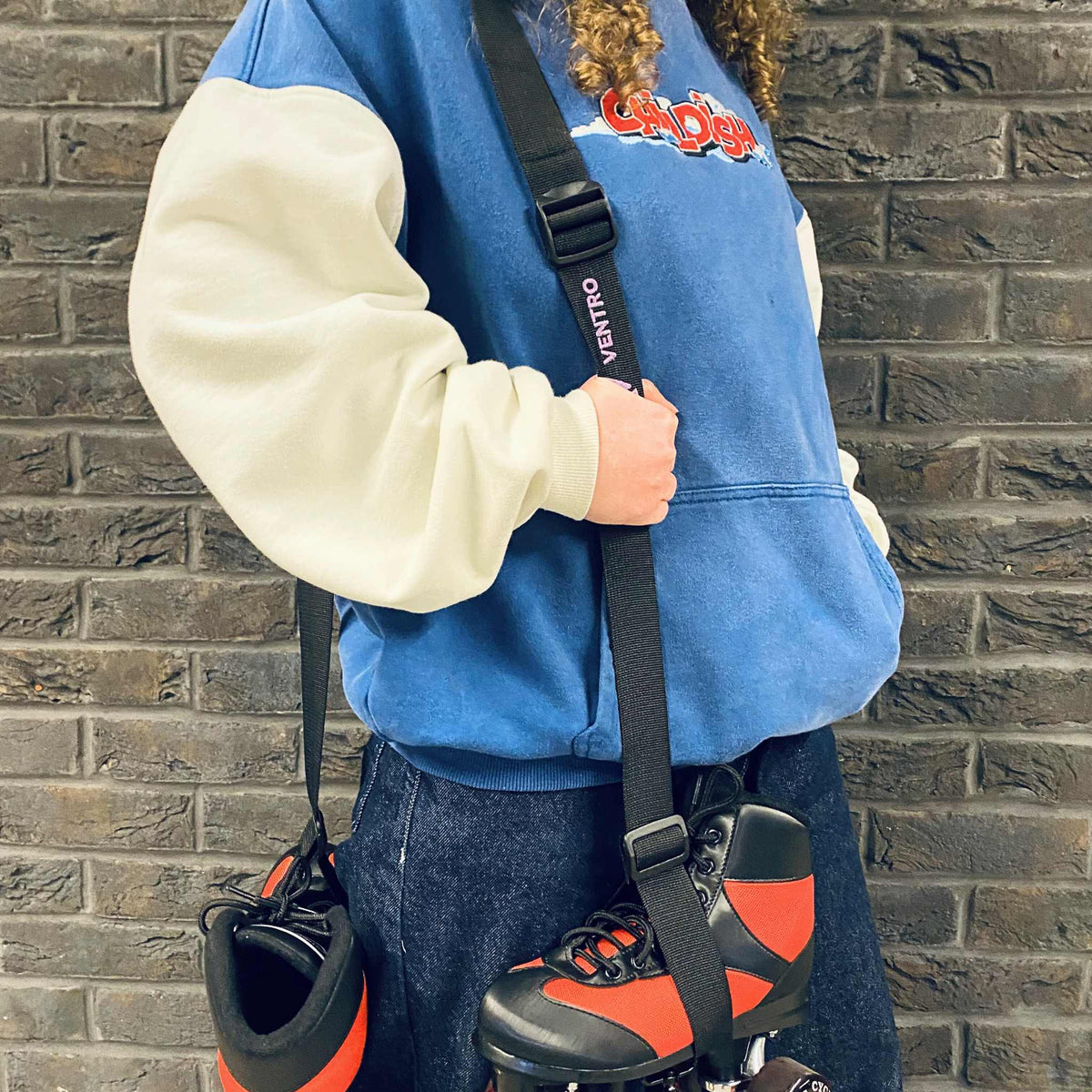 Multi-Purpose Roller Skates Carry Strap | Hands Free | Adjustable Length | Carry Shoes & Crocs