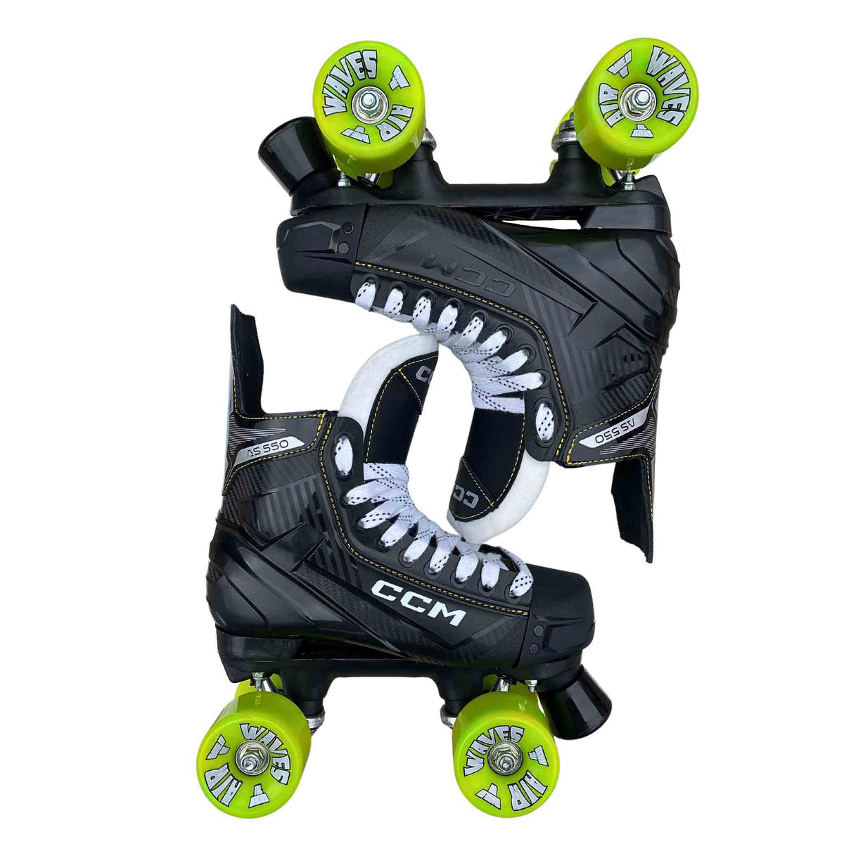 CCM AS 550 Roller Skates with Airwaves Wheels - JT Skate